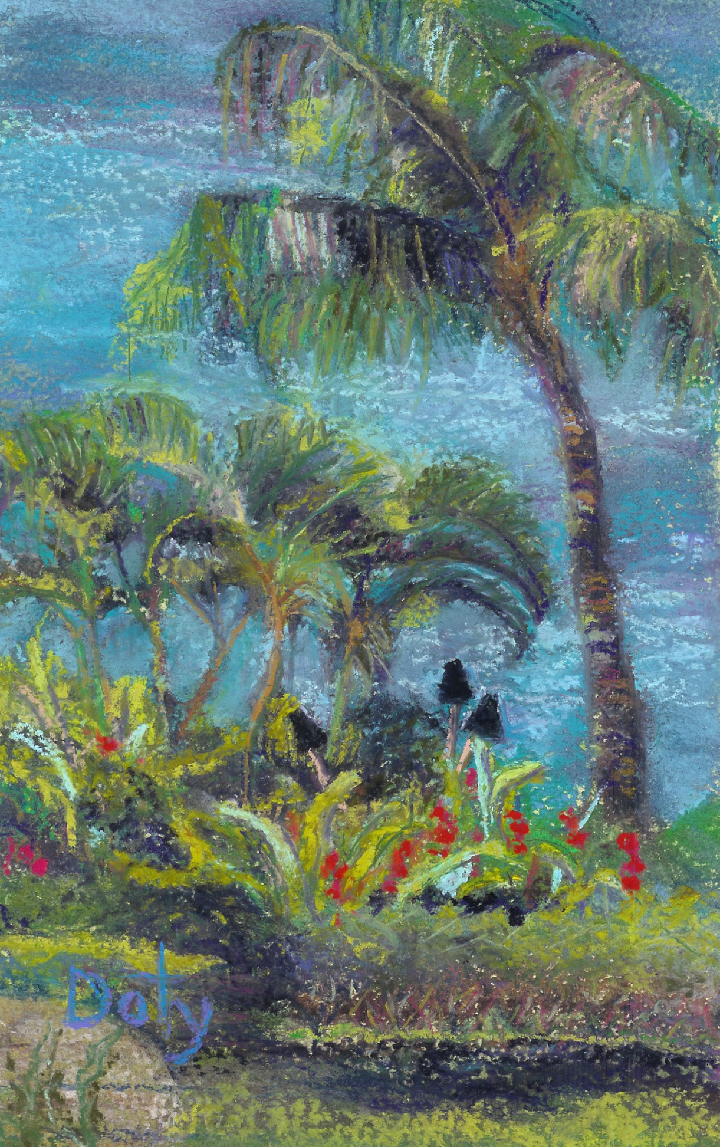 Hawaiian Flora, Napili Kai Beach Club, palm trees, Maui, 